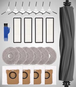 Accessoireset geschikt voor Dreame L10s Ultra/L10 Ultra robotstofzuiger. Bevat: 1 hoofdborstel, 7 zijborstels, 4 filters, 6 dweilpads, 4 stofzakken en 1 reinigingsborstel. — thumbnail 1
