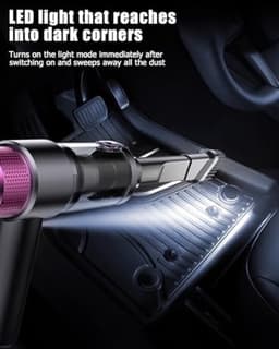 10-delige set oplaadbare handstofzuiger, krachtige draagbare mini stofzuiger 4-in-1 functie, lichtgewicht auto stofzuiger met meerdere accessoires voor huis, kantoor en auto — thumbnail 3