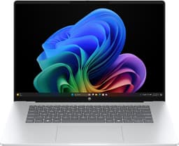 HP OmniBook 5 Next Gen AI 16-bf0622nd Copilot+ PC Snapdragon X1P-42-100 Laptop 40,6 cm (16") 2K 32 GB LPDDR5x-SDRAM 1 TB SSD Wi-Fi 6E (802.11ax) Windows 11 Home Zilver QWERTY — thumbnail 1
