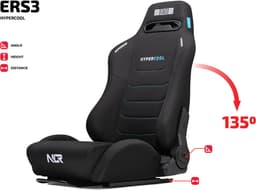 Next Level Racing - ERS3 Hypercool Ventilated Sim Racing Seat - Play Seat - Fabric & Mesh Edition — thumbnail 2