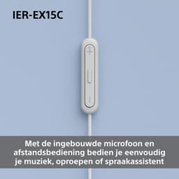 Sony IER-EX15C – In-ear USB-C oordopjes met microfoon - Zwart — thumbnail 4