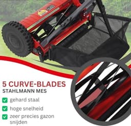 Handmaaiers voor Grasmaaien met 40 cm Snijbreedte - Ergonomisch en Milieuvriendelijk — thumbnail 2