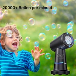 Xaviki Bellenblaasmachine - Bellenblaas Pistool - Automatisch - Kinderen - Bellenblaasmachines - Bubble Machine - Bellenblazer - Incl. Navulling — thumbnail 2