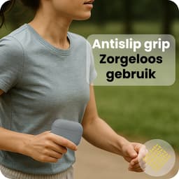 Hoesje Geschikt voor Apple Airpods Pro 3 - Siliconen Hoes met Clip - Silicone Case Cover - Grijs — thumbnail 5