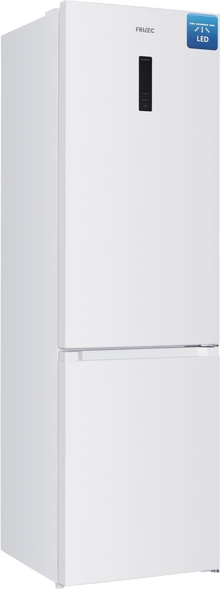 Frilec BONN380-NFD-040CW - Koelvriescombinatie - C label - Geschikt voor in de schuur - 39dB - 5 Jaar Garantie - Wit - koelvriescombinatie vrijstaand - koelvriescombinatie no frost — afbeelding 1