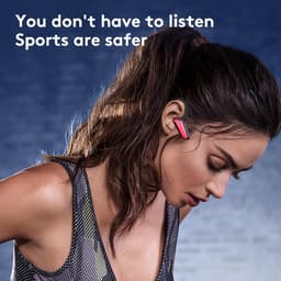 Koptelefoons - Draadloze Bluetooth-headset met botgeleiding Waterdichte oordopjes met microfoon Bluetooth draadloze oorclip Bone Conduction-headset Headset Koptelefoons Inductie-oortelefoons — thumbnail 2