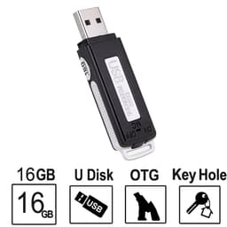 Hear&Listen Afluisterapparaat - Mini Afluisterapparatuur - Digitale voicerecorder - 16GB - Recorder - Dictafoon - Audio recorder - Afluisteren - Opnemen - Spy - Spyopname — thumbnail 2