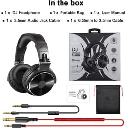 OneOdio - Pro20 Black - Bedrade DJ Koptelefoon - Over ear — thumbnail 4