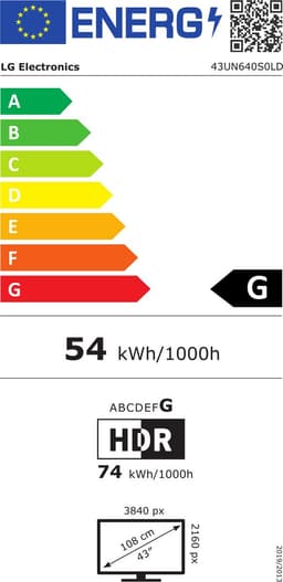 LG 43UN640S – 43 inch - 4K UHD Smart TV Signage — thumbnail 2