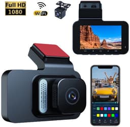 3-inch 1296p + HD dual-lens IPS-scherm + WiFi-auto-DVR — thumbnail 1