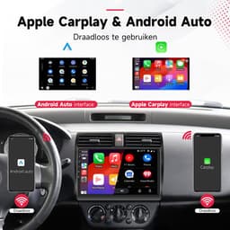 Boscer Autoradio - Geschikt voor Suzuki Swift 2005-2010 - Apple Carplay & Android Auto (Draadloos) - Android 15 - 8-Core 4+64GB - Interne Koeler - 10.1 Inch HD IPS Touchscreen - GPS Navigatiesysteem - USB, WiFi & MP5 - Achteruitrijcamera & Microfoon — thumbnail 3