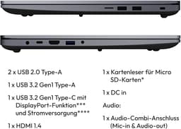 MEDION Avantum 17 E1e 43,9 cm (17,3 inch) Full HD-laptop (Core i3-N305, 8 GB DDR4 RAM, 512 GB SSD, wifi, Bluetooth, Windows 11 Home) — thumbnail 5