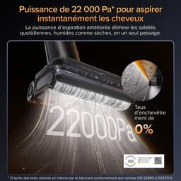 Stofzuiger - ROBOROCK F25 ULTRA - 22000 Pa - 60 min - 1000 ml - Zwart — thumbnail 4