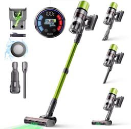 SmartAI V7 Steelstofzuiger - Stofzuiger - Draadloze - Vacuum Cleaner - 650W - 65.000PA Zuigkracht – Verwijderbare Accu – Handstofzuiger – Slimme LED-functies– vrijstaande stofzuiger– draadloos– ultralichte accuduur– accustofzuiger met– accustofzuige — thumbnail 1