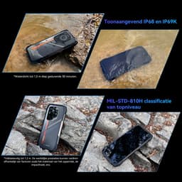 OSCAL PILOT 3 Robuuste Smartphone - 36GB RAM - 256GB ROM - 7500mAh - 6.78 Inch - Android 15 - IP68 Waterdicht -5G Dual SIM - NFC - Zwart — thumbnail 3