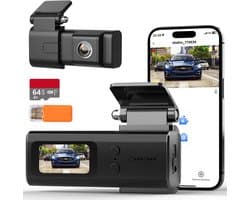 Lexium Dashcam - Daschcams - Auto - Camera - Vooruit - Achteruit - Video - Autobeveiliging - Parkeerbeveiliging - Recording - Dag en Nacht - Schadepreventie