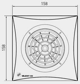 Soler & Palau Silent 100CRZ Ø 100mm - Badkamerventilator — thumbnail 2