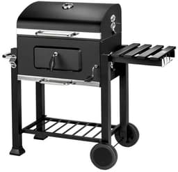 PIPIPOXER-Houtskool BBQ - Smoker Barbecue - Verstelbaar kolenrooster - Zwart — thumbnail 1