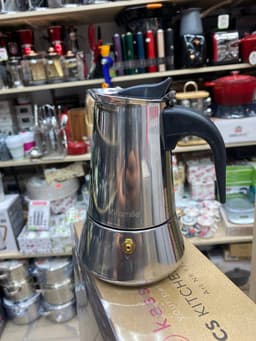 Kamille Kawiarka 200ml - 4 Kopjes Espresso, Geschikt voor Inductie — thumbnail 2