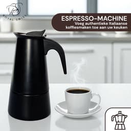 Royal Swiss® - Percolator - 6 Kops - RVS - Espresso Maker — thumbnail 5