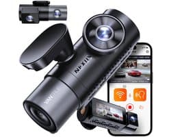 Vantrue N5 2K QuadHD 4CH Wifi GPS 360 graden dashcam voor auto - Vier camera's met 360 graden zicht - Wifi en GPS - Parkeermodus