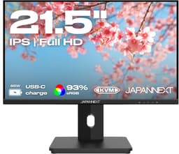 JAPANNEXT Monitor - Full HD USB-C Monitor - 22 inch - USB-C 65w - KVM — thumbnail 1
