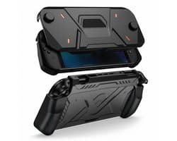 YONO Hard Case geschikt voor Nintendo Switch 2 - Ergonomische Grip Hoesje met Cover - Beschermhoes - Zwart