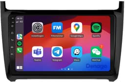 CarPlay autoradio geschikt voor Volkswagen Polo (2009 t/m 2017) | 9 inch | Android 13 | Draadloos Apple CarPlay & Android Auto | 2GB + 32GB | QuadCore processor | Denago DNG-A116 | 2025 model | 2009 2010 2011 2012 2013 2014 2015 2016 2017 | Bluetooth — thumbnail 1