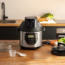 Multifunctionele Airfryer en Keukenmachine met Weegschaal - 6 Liter, Programmeerbaar, 24 Uur, Verstelbare Temperatuur — thumbnail 5