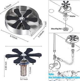 Glazen spoelmachine voor gootsteen - Automatische beker- en glasreiniger — thumbnail 4