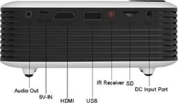 Upgrade Mini Beamer - Mini Beamer Projector - Pocket Beamer A2000 - Inclusief HDMI kabel - Draagbaar - Wit — thumbnail 5