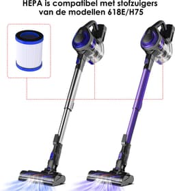 Elekiatech Steelstofzuiger HEPA Filter Accessoires - Set van 4 - alleen geschikt voor Elekiatech modellen XL315, XL316, XL618E-8, H75 — thumbnail 2