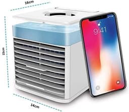 Luchtkoelers met water - Aircooler met water - Aircooler met koelelementen - 190,5 x 172,82 x 193,24 cm - Wit — thumbnail 3
