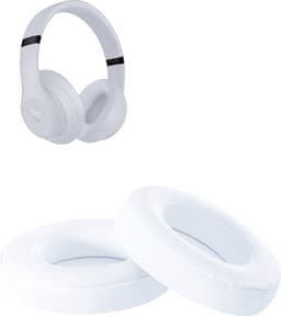 Oorkussens geschikt voor Beats By Dr. Dre Studio 2.0/3.0 wireless - Koptelefoon oorkussens voor Beats Studio wit — thumbnail 1