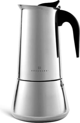 Edënbërg Percolator 4 kops - Espresso Maker - Roestvrijstaal - Zilver — thumbnail 1