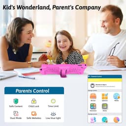 Kindertablet - 10.1 Inch - Tablet - Android 12 - 3GB RAM - 32GB ROM - 5MP Camera - Met Hoes en Pen — thumbnail 3