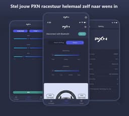 PXN - V9 - Race Stuur - Met Pedalen en Shifter - 270/900°- Game Stuur - Geschikt voor - PS4 - Xbox One - PC - Xbox Series X|S - PS3 - Met App — thumbnail 4