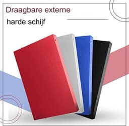 Harde schijf extern - 500 GB - Zilver — thumbnail 2