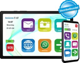 SeniorenTAB Voordeelbundel - Smartphone Plus en Tablet Plus in 1 pakket - Bundel Korting - Op basis van Samsung — thumbnail 1