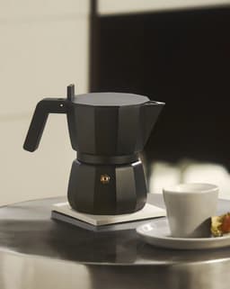 Alessi Percolator Moka Black - DC06/3 B - 3 kops - door David Chipperfield — thumbnail 4