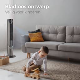 CoolHome AC2207 Aircooler- Luchtkoeler met draaifunctie - Afstandsbediening en App - Incl. Koelelement - 107 CM - Dimbaar LED scherm — thumbnail 5