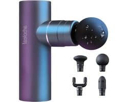 Massage Pistool 3200 rpm 047 kg met AI-niveaus 4 siliconen opzetstukken stil spierpistool met tas spierontspanning sterke accu USB-C