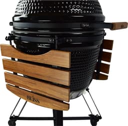 BLISS kamado 23 BBQ - houtskool barbecue - inclusief levenslange garantie, kooksysteem & meer accessoires. — thumbnail 5