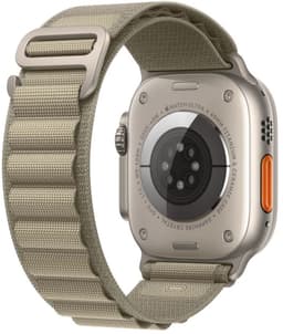 Apple Watch Ultra 2 GPS + Cellular 49 mm titanium met Alpine Loop olijfgroene band MREY3FD/A - maat M — thumbnail 2