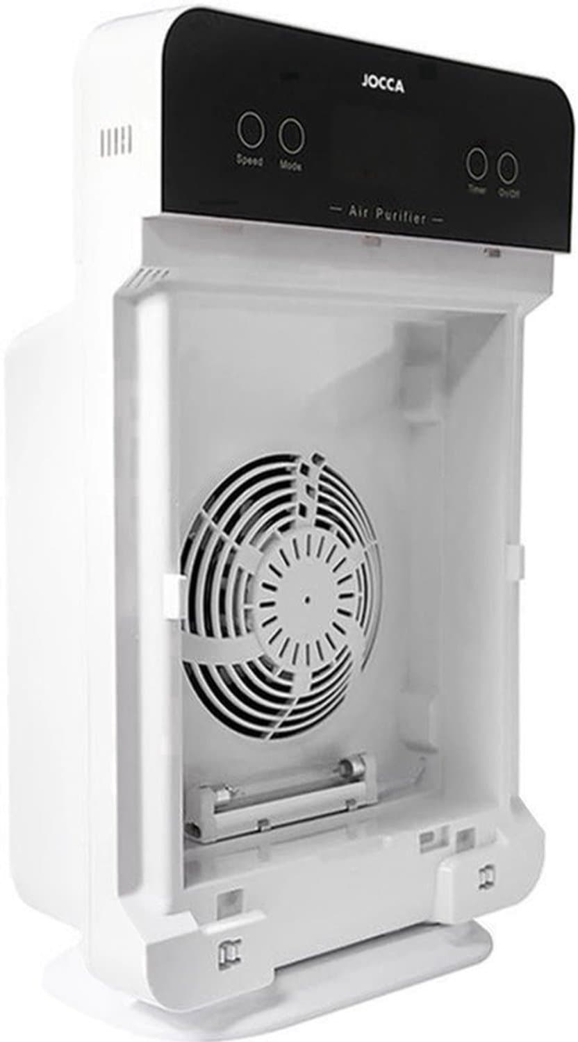 Luchtreiniger - Air cleaner - Airpurifier - Air purifier met DRIEVOUDIG Filter - Negatieve ionenluchtreiniger - Vangt Allergenen, Rook of Ziektekiemen op en Verwijdert ze - UV-Licht - Timer - Afstandsbediening - Wit — afbeelding 1