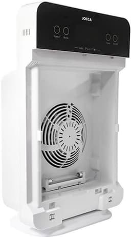 Luchtreiniger - Air cleaner - Airpurifier - Air purifier met DRIEVOUDIG Filter - Negatieve ionenluchtreiniger - Vangt Allergenen, Rook of Ziektekiemen op en Verwijdert ze - UV-Licht - Timer - Afstandsbediening - Wit — thumbnail 1
