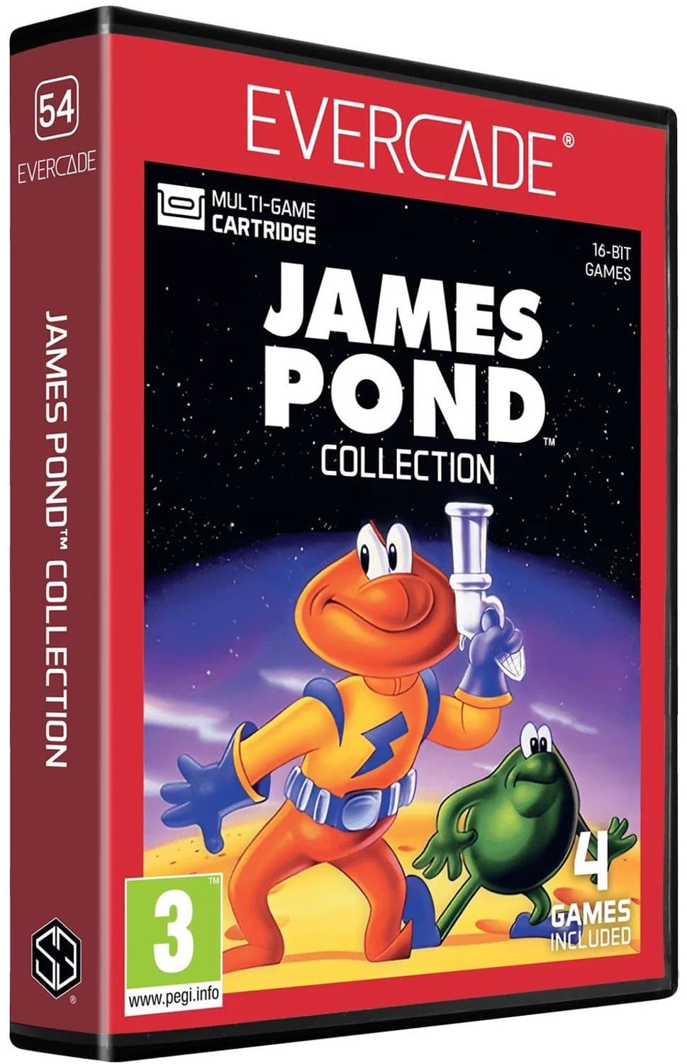 Evercade Cartridge - James Pond Collection - 4 games — afbeelding 1