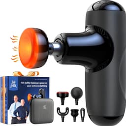 KLS® Massage Gun - Massage Gun Mini - Massage Pistool - Zwart - 14cm x 11cm x 5cm — thumbnail 1