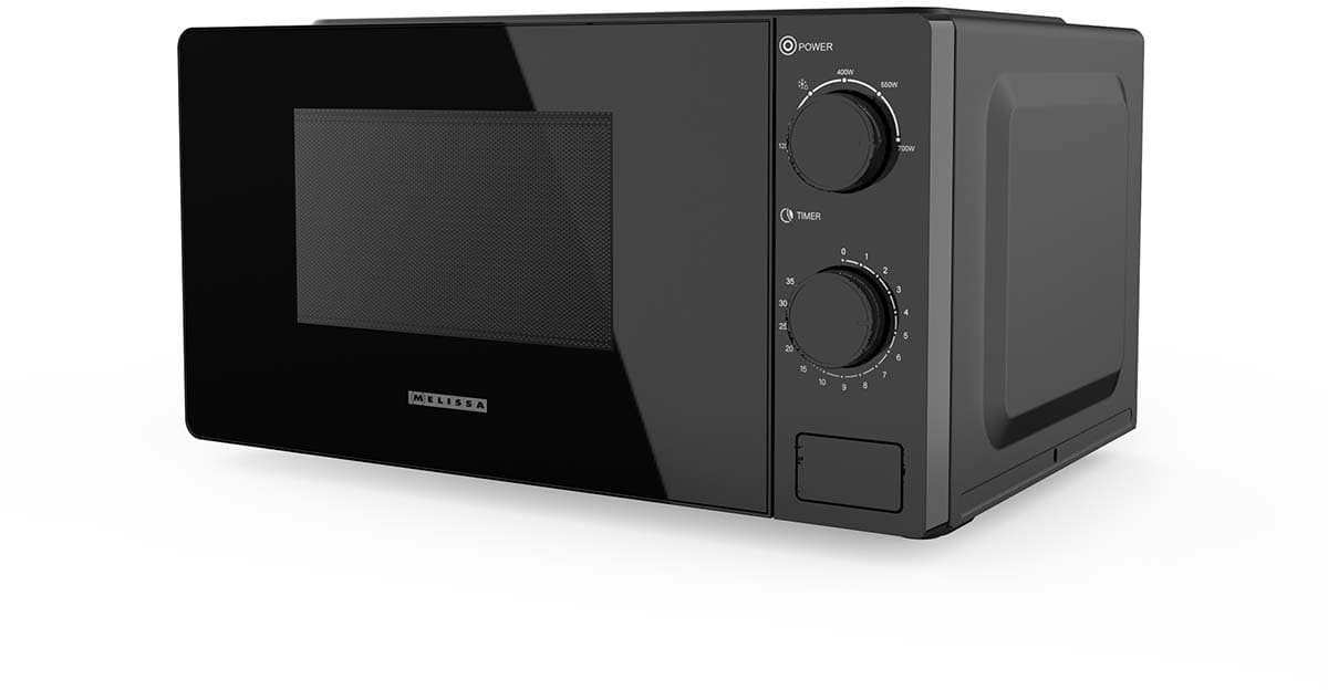 Melissa Vrijstaande Magnetron - 700W - Ontdooifunctie - 16330133 - Zwart — afbeelding 1