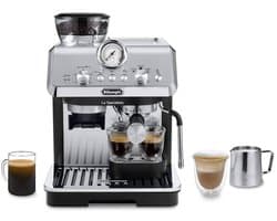 De’Longhi La Specialista Arte - pistonmachine met MyLatte Art-stoompijpje en Active Temperature Control - Metaal/Zwart - EC9155.MB